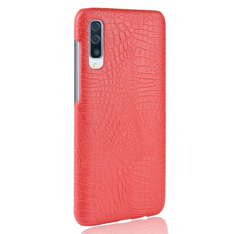 Hoesje voor Samsung Galaxy A50 Leereffect Krokodillenleer Textuur