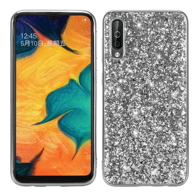 Hoesje voor Samsung Galaxy A50 Sprankelende Strass-glamour