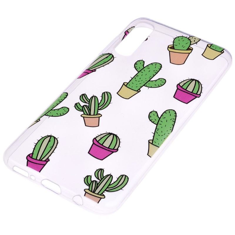 Hoesje voor Samsung Galaxy A50 Transparante Cactus