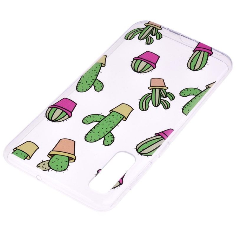 Hoesje voor Samsung Galaxy A50 Transparante Cactus