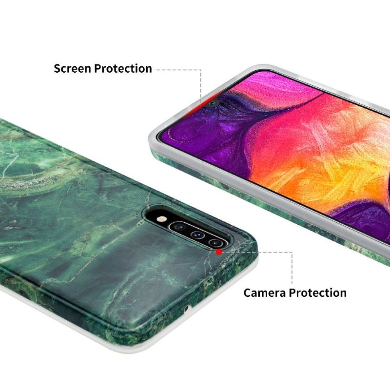 Telefoonhoesje voor Samsung Galaxy A50 Bescherming Marmer