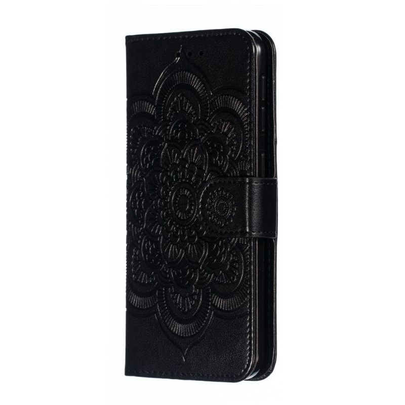 Case voor Samsung Galaxy A20e Bescherming Folio-hoesje Met Mandala-riem