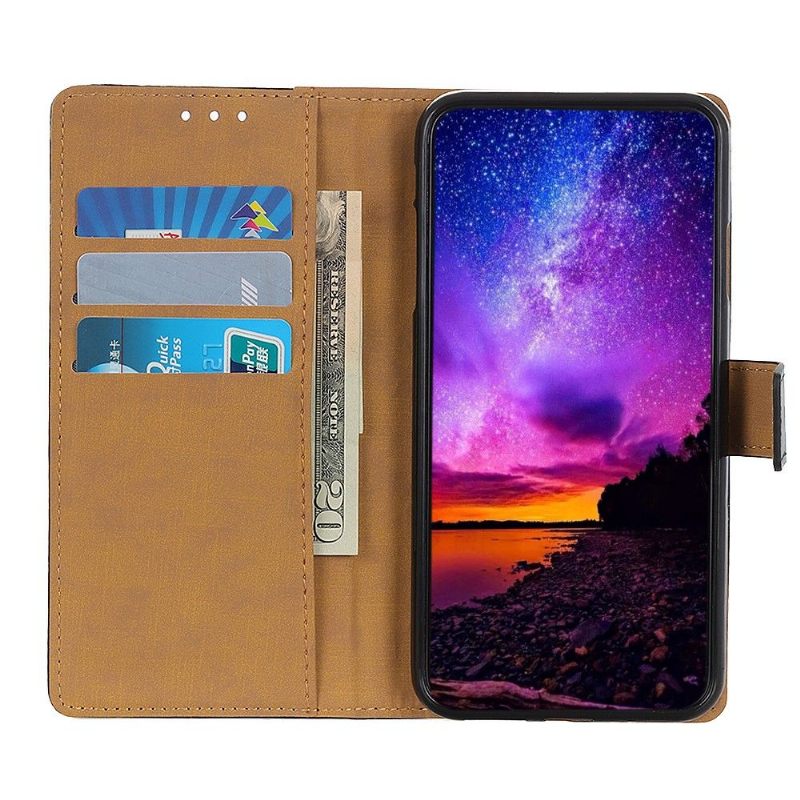 Cover voor Samsung Galaxy A20e Anti-fall Milo Kunstleer Basis