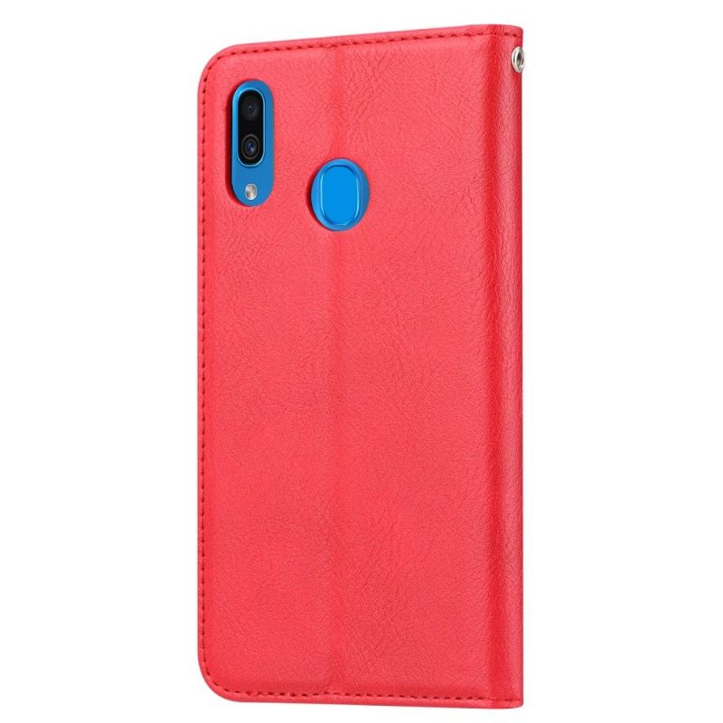 Cover voor Samsung Galaxy A20e Leren Stand Case