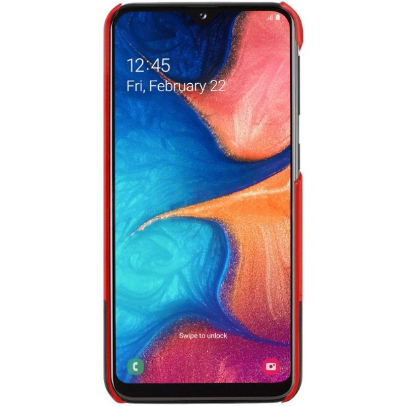 Hoesje voor Samsung Galaxy A20e Imak Bicolor Imitatieleer