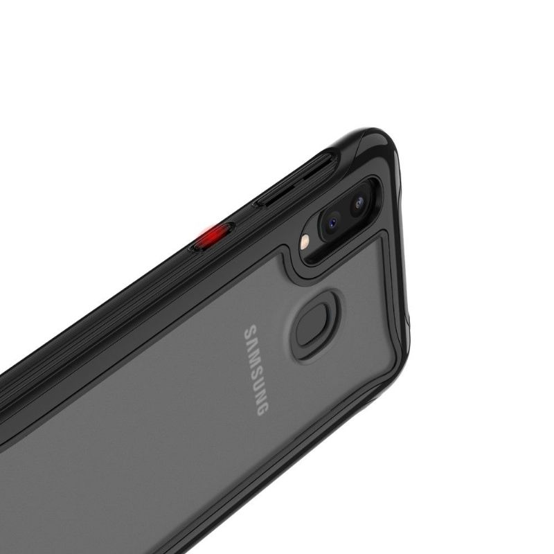 Hoesje voor Samsung Galaxy A20e Transparante Omtrek In Kleur