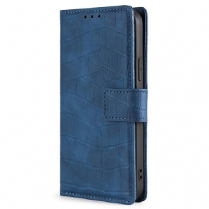 Leren Hoesje voor Xiaomi Redmi Note 12 Pro Plus Krokodil