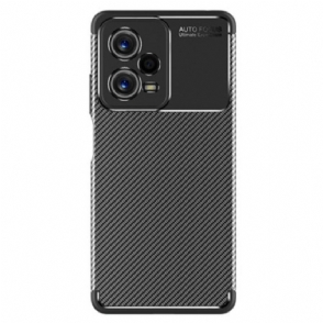 Telefoonhoesje voor Poco X5 Pro 5G Flexibele Koolstofvezeltextuur