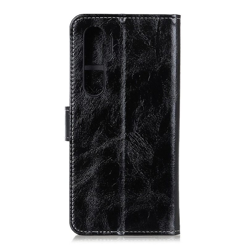 Cover voor Xiaomi Mi Note 10 Lite Luxe Stiksels Met Leereffect