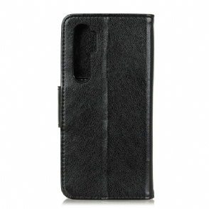 Flip Case voor Xiaomi Mi Note 10 Lite Verouderde Lederen Stijl