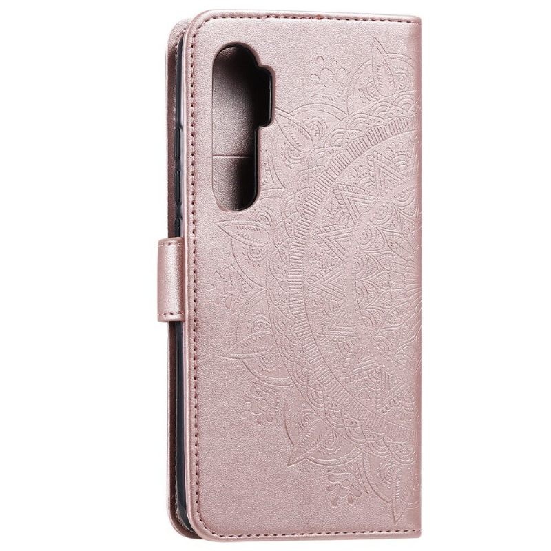 Folio-hoesje voor Xiaomi Mi Note 10 Lite Reliëf-mandala