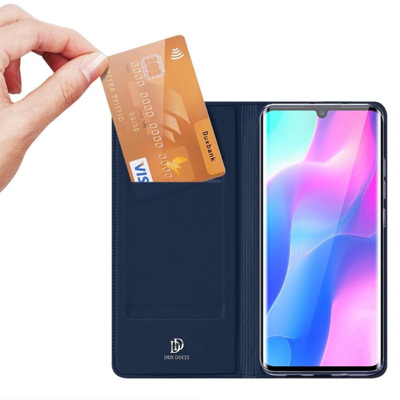 Folio-hoesje voor Xiaomi Mi Note 10 Lite Satijnen Coating