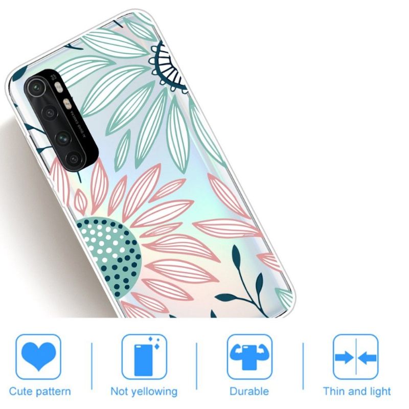 Hoesje voor Xiaomi Mi Note 10 Lite Madeliefjesbloemen