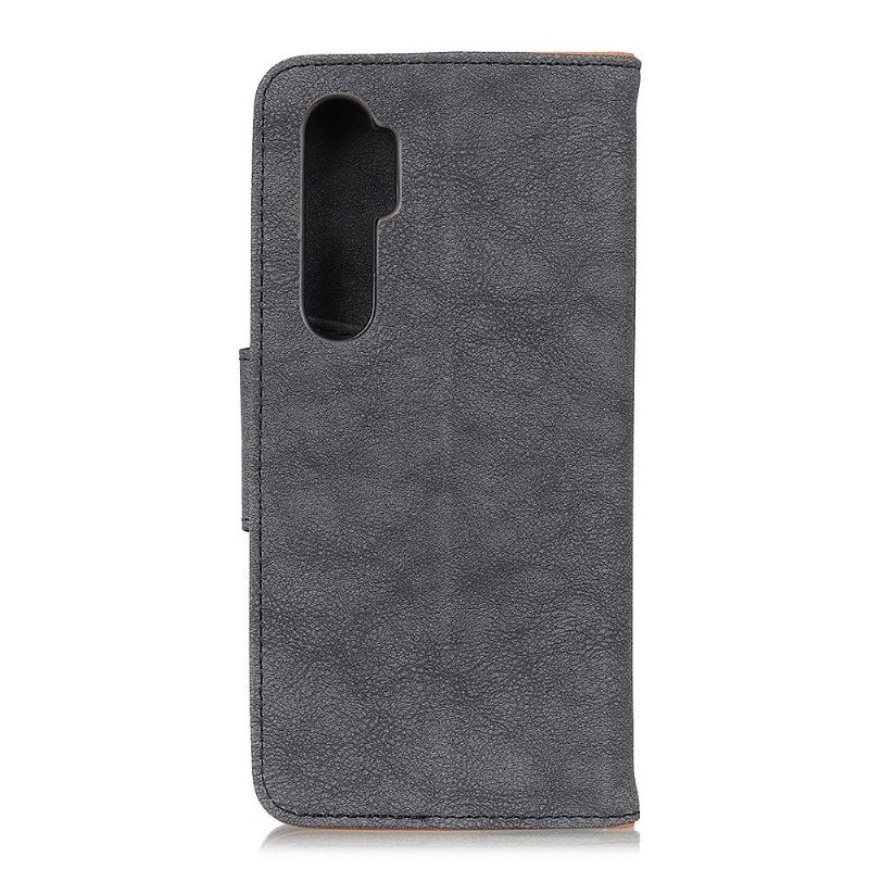 Leren Hoesje voor Xiaomi Mi Note 10 Lite Edouard Kunstleer Vintage