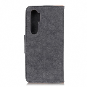 Leren Hoesje voor Xiaomi Mi Note 10 Lite Edouard Kunstleer Vintage