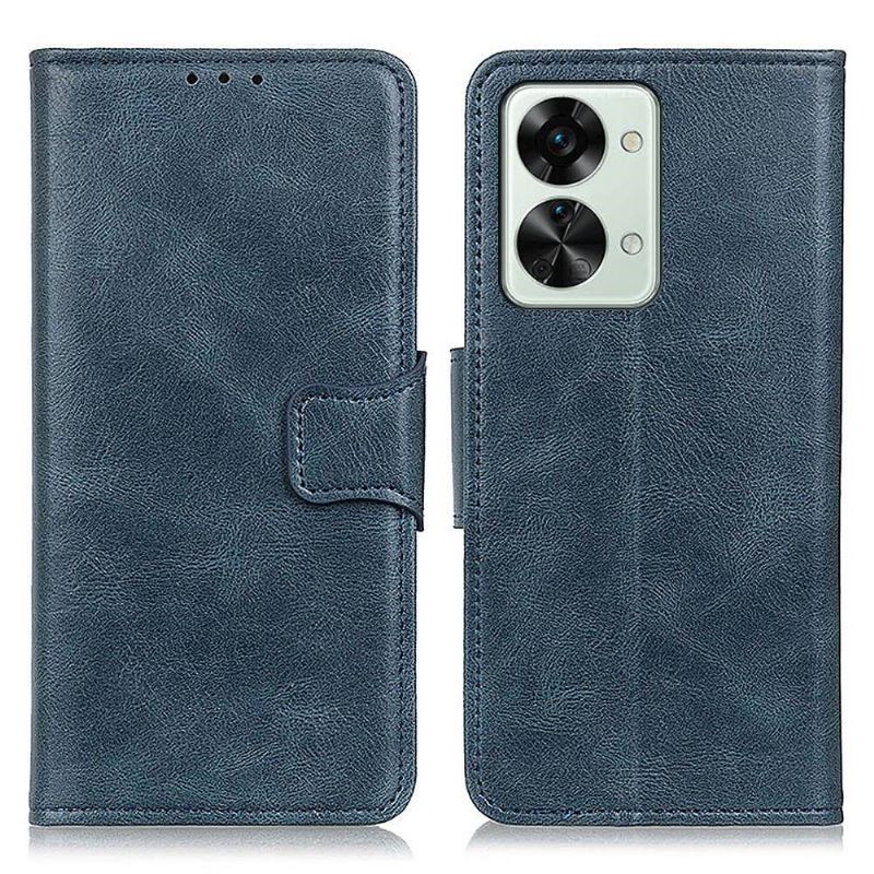 Folio-hoesje voor OnePlus Nord 2T 5G Faux Leather Folio Stand Functie