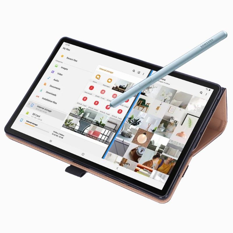 Folio-hoesje voor Samsung Galaxy Tab S6 Lite Kunstleer Met Handvat