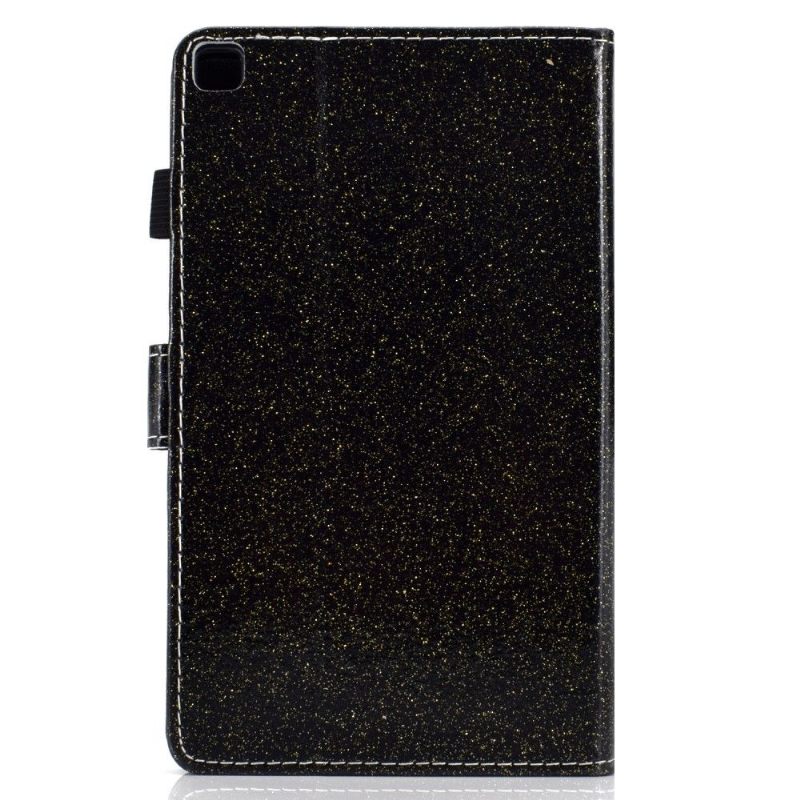 Folio-hoesje voor Samsung Galaxy Tab S6 Lite Pailletten - Zwart