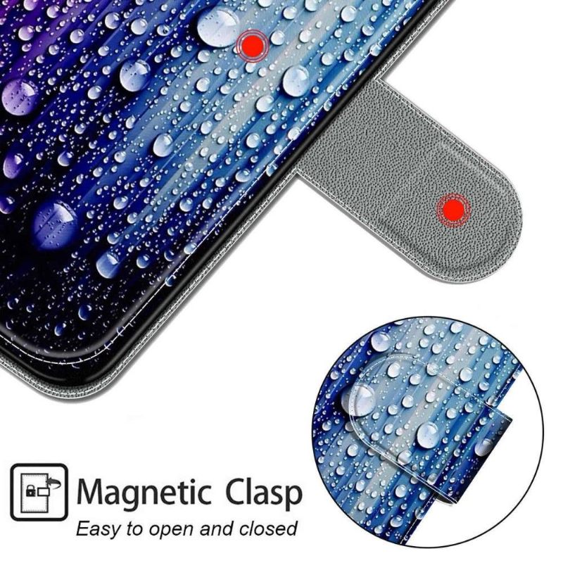 Flip Case voor Xiaomi Redmi Note 11 / Note 11S Waterdruppels