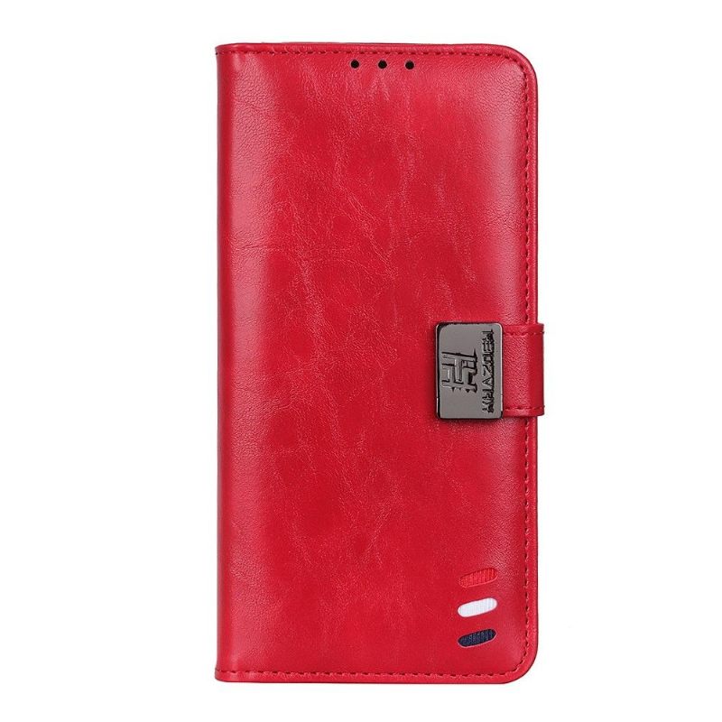 Folio-hoesje voor Xiaomi Redmi Note 11 / Note 11S Anti-fall Khazneh Leereffect Melodie