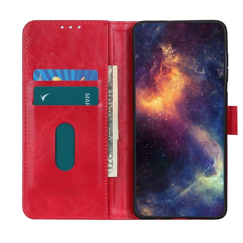 Folio-hoesje voor Xiaomi Redmi Note 11 / Note 11S Anti-fall Khazneh Leereffect Melodie