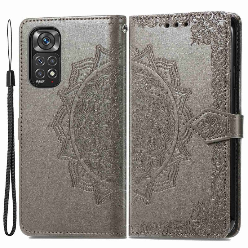 Folio-hoesje voor Xiaomi Redmi Note 11 / Note 11S Anti-fall Retro-mandala