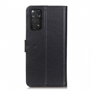 Folio-hoesje voor Xiaomi Redmi Note 11 / Note 11S Basis Kunstleer