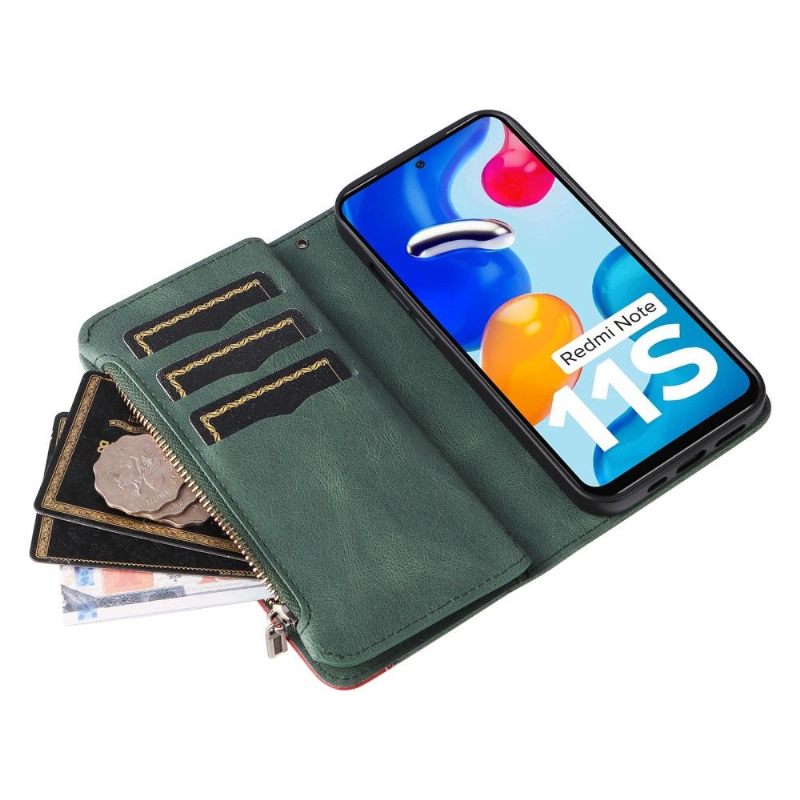 Folio-hoesje voor Xiaomi Redmi Note 11 / Note 11S Bicolor Artistieke 002 Serie