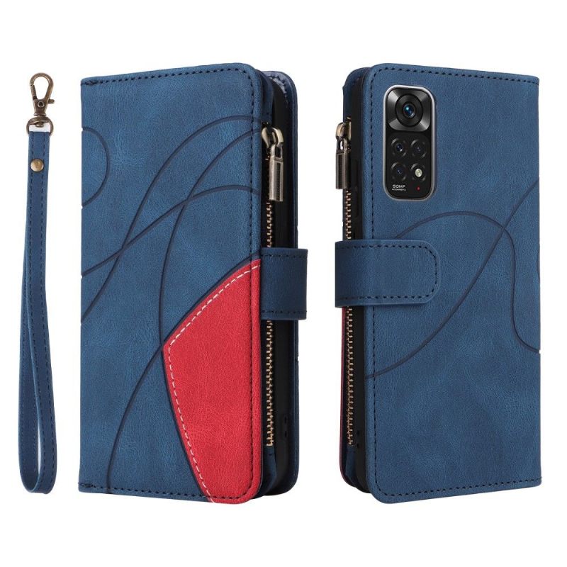 Folio-hoesje voor Xiaomi Redmi Note 11 / Note 11S Bicolor Artistieke 002 Serie