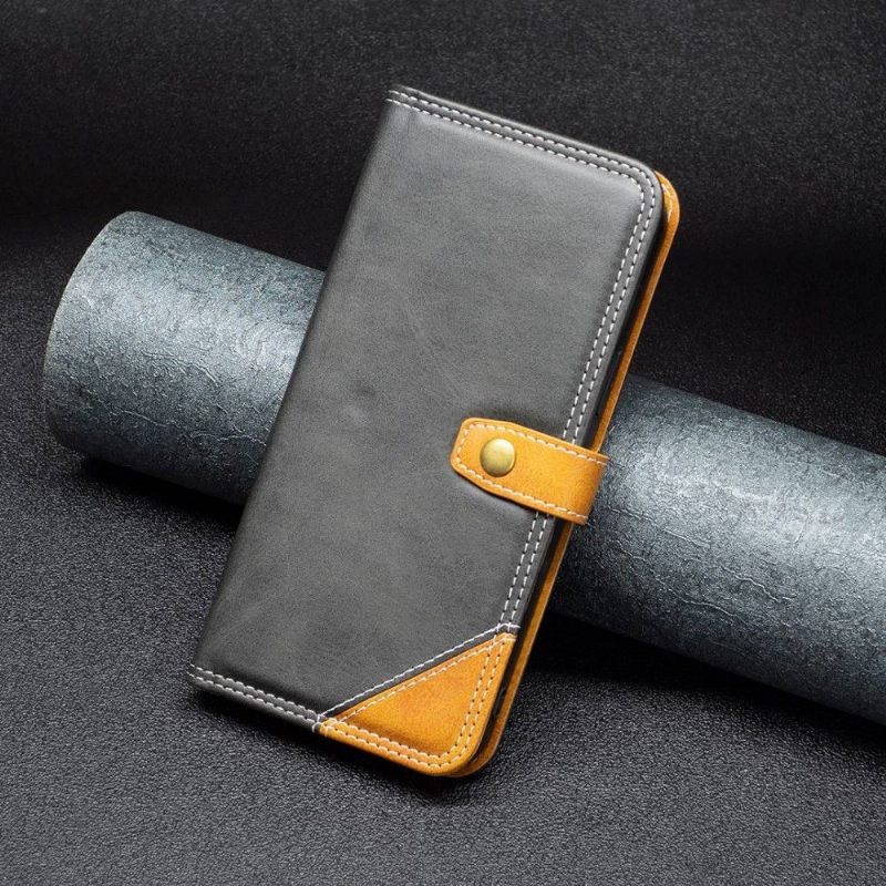 Folio-hoesje voor Xiaomi Redmi Note 11 / Note 11S Binfen Series-8 Zichtbare Naden