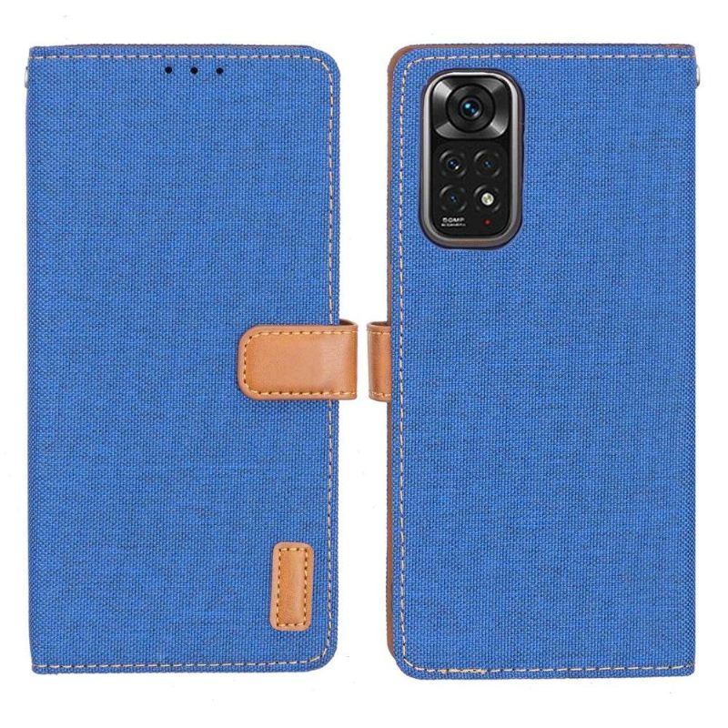 Folio-hoesje voor Xiaomi Redmi Note 11 / Note 11S Canvaseffect Oxford