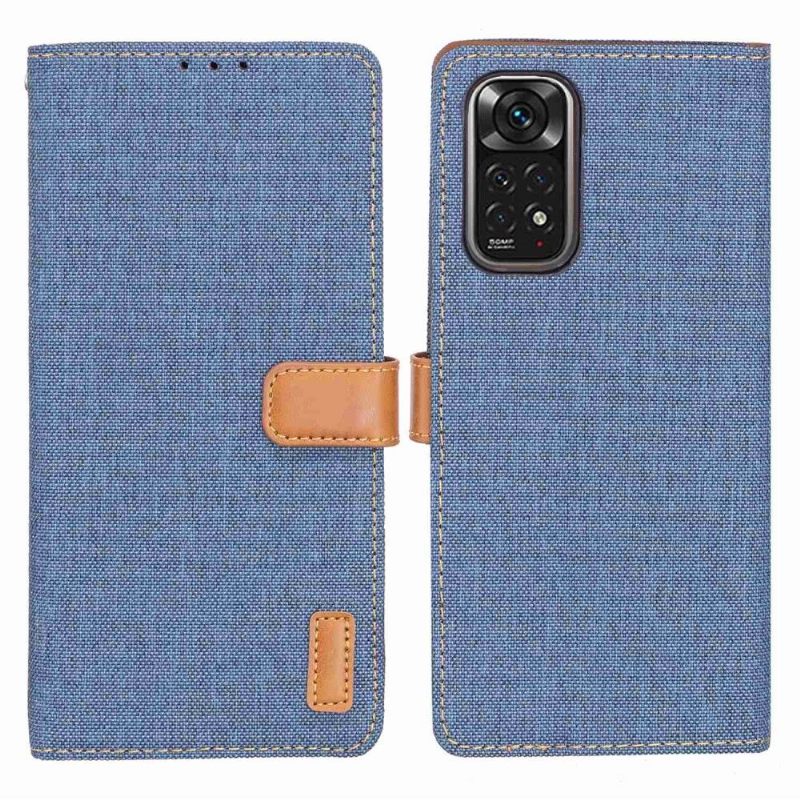 Folio-hoesje voor Xiaomi Redmi Note 11 / Note 11S Canvaseffect Oxford