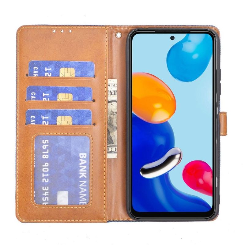 Folio-hoesje voor Xiaomi Redmi Note 11 / Note 11S Canvaseffect Oxford