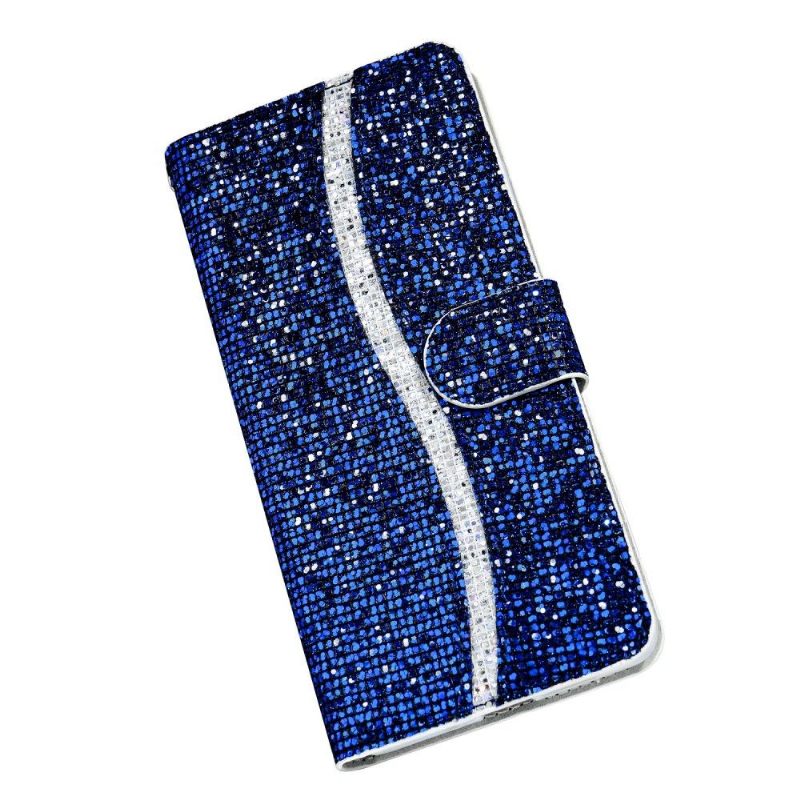 Folio-hoesje voor Xiaomi Redmi Note 11 / Note 11S Glitterkaarthouder