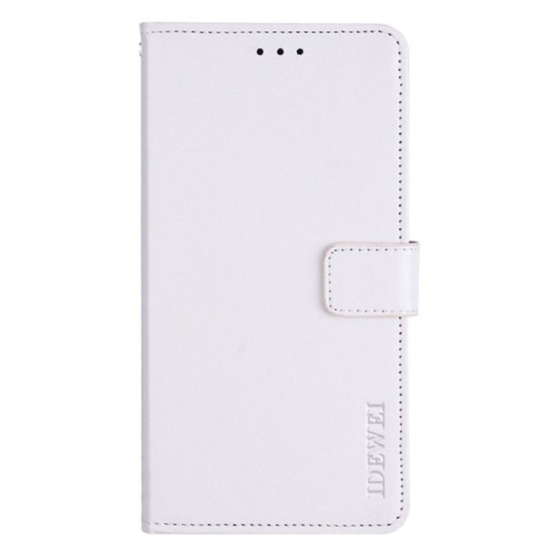 Folio-hoesje voor Xiaomi Redmi Note 11 / Note 11S Idewei Folio Ledereffect