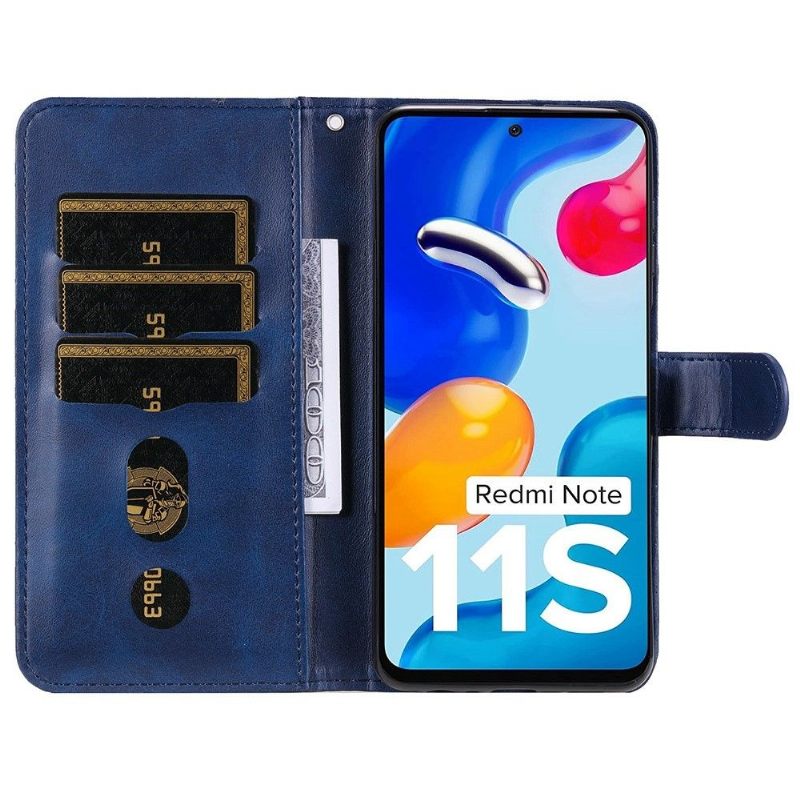 Folio-hoesje voor Xiaomi Redmi Note 11 / Note 11S Portemonnee Leren Elena Portemonnee