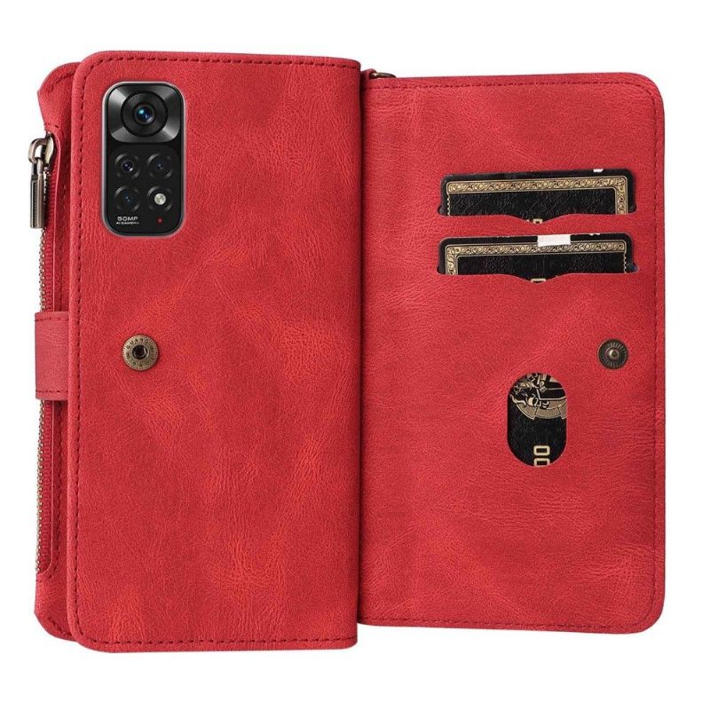 Folio-hoesje voor Xiaomi Redmi Note 11 / Note 11S Portemonnee Leren Met Ketting