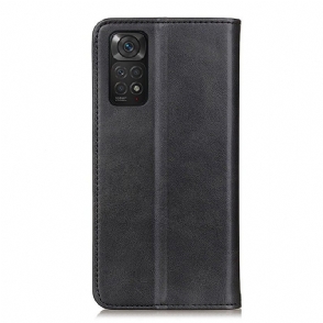 Folio-hoesje voor Xiaomi Redmi Note 11 / Note 11S Simone Flip Verouderd Kunstleer