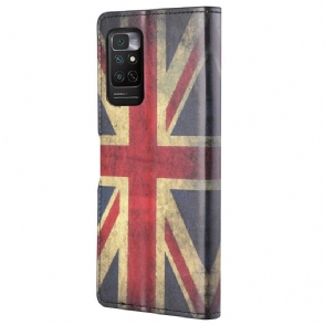 Folio-hoesje voor Xiaomi Redmi Note 11 / Note 11S Vintage Engelse Vlag