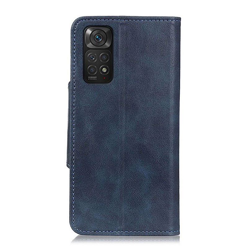 Folio-hoesje voor Xiaomi Redmi Note 11 / Note 11S Volledig Beschermend Mat Kunstleer