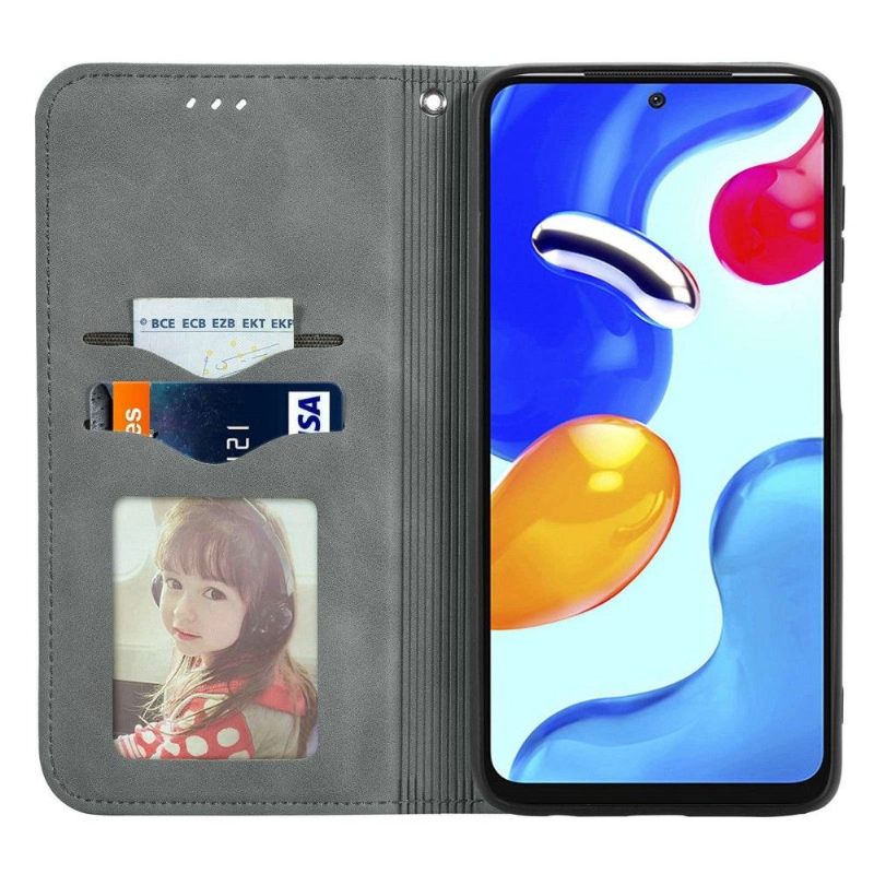 Folio-hoesje voor Xiaomi Redmi Note 11 / Note 11S Zakelijk Retro