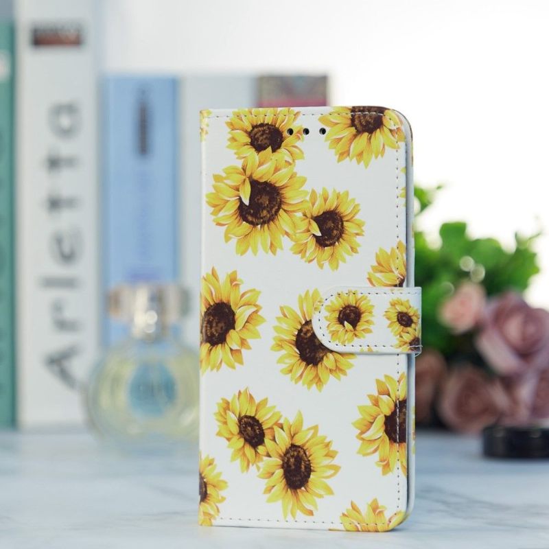 Folio-hoesje voor Xiaomi Redmi Note 11 / Note 11S Zonnebloembloem