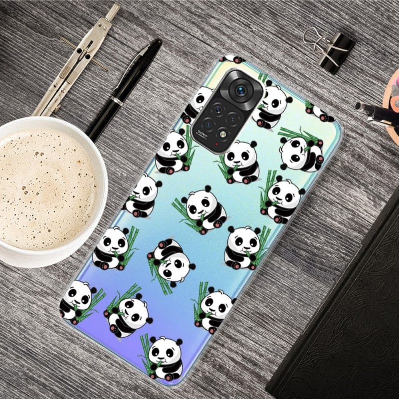 Hoesje voor Xiaomi Redmi Note 11 / Note 11S Blije Panda's