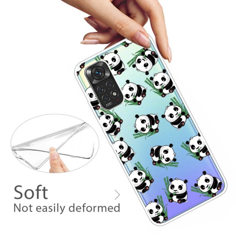 Hoesje voor Xiaomi Redmi Note 11 / Note 11S Blije Panda's