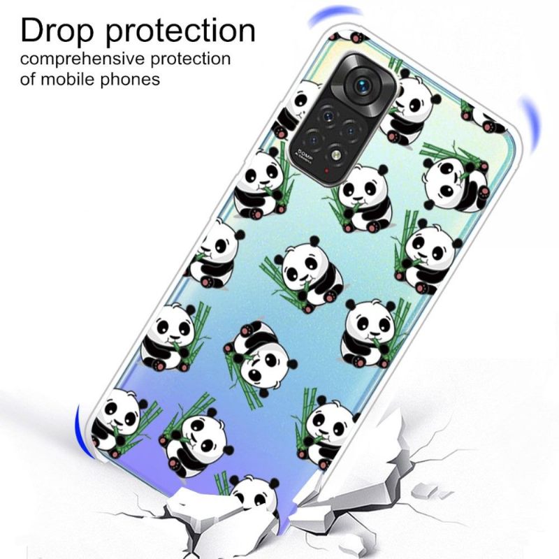 Hoesje voor Xiaomi Redmi Note 11 / Note 11S Blije Panda's