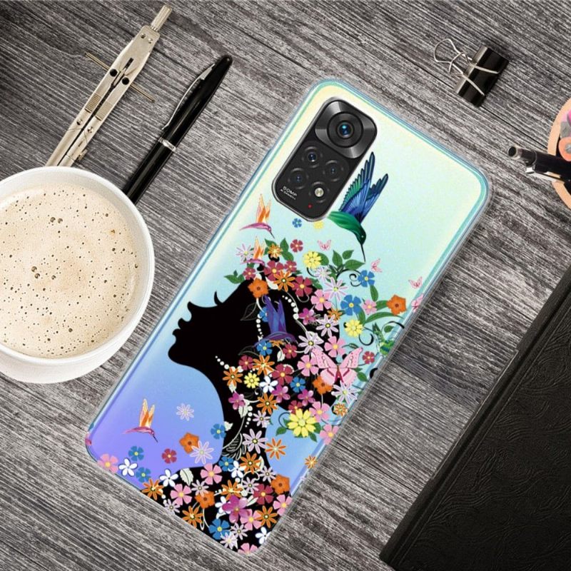 Hoesje voor Xiaomi Redmi Note 11 / Note 11S Kolibrie Bloemen