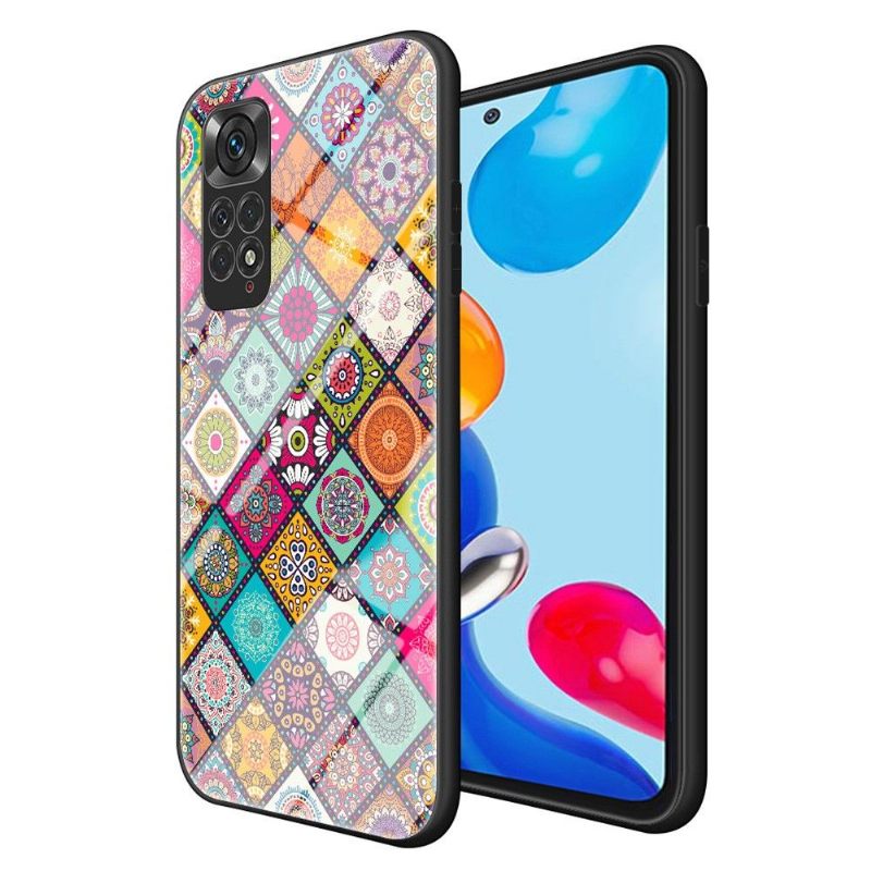 Hoesje voor Xiaomi Redmi Note 11 / Note 11S Mandala-caleidoscoop Met Standaard