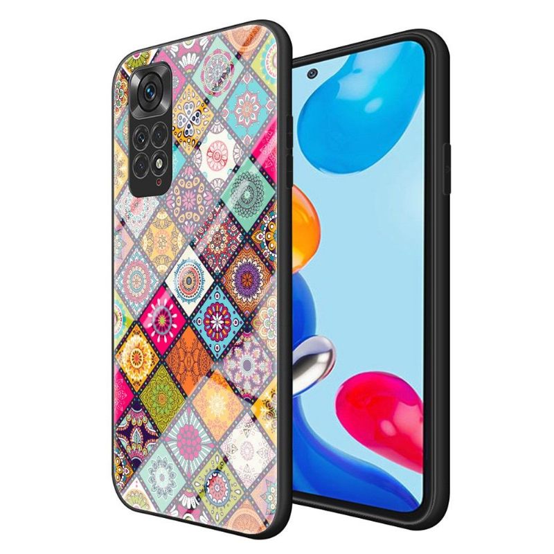 Hoesje voor Xiaomi Redmi Note 11 / Note 11S Mandala-caleidoscoop Met Standaard