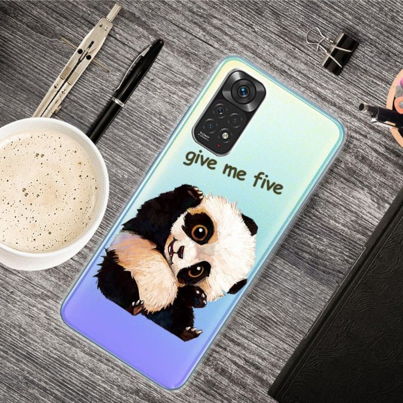 Hoesje voor Xiaomi Redmi Note 11 / Note 11S Panda"geef Me Vijf"