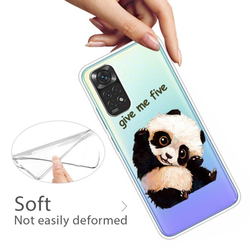 Hoesje voor Xiaomi Redmi Note 11 / Note 11S Panda"geef Me Vijf"